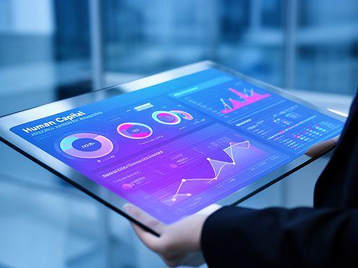 Data visualization of employee retention metrics
